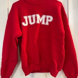 Red 'JUMP' Sweatshirt